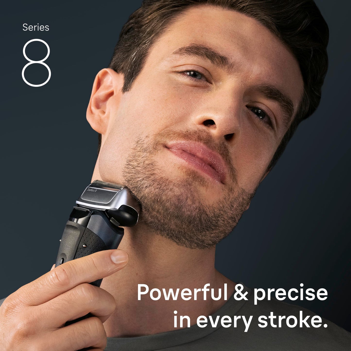 Braun Series 8 83M Electric Shaver Head Replacement Cassette, Silver