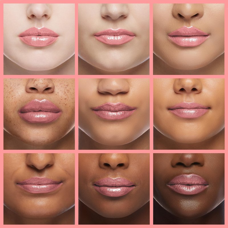 L’Paige Shimmery Ice Lipstick | Frosted Pink Shimmer Lip Color | Aloe Vera Moisturizing Formula | Long-Lasting Cool-Toned Iridescent Finish | Shade L44