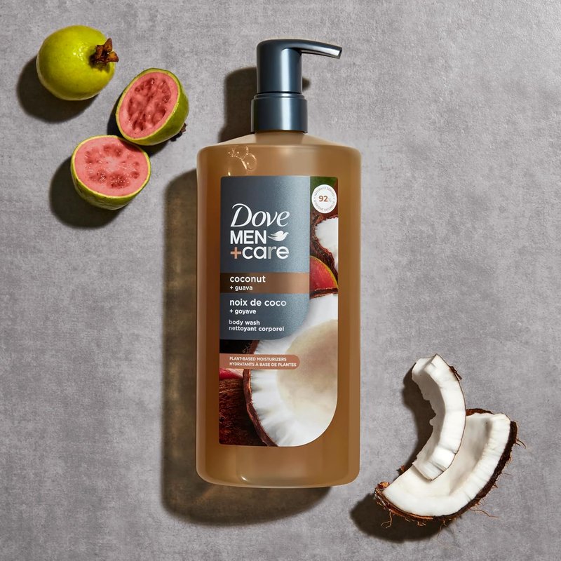 Dove Men Coconut + Guava Moisturizing Body Wash - Sulfate & Paraben Free | 26oz