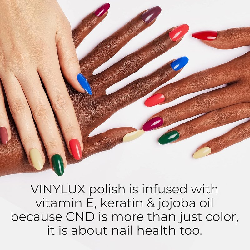 CND Vinylux Red Nail Polish - Gel-Like Shine & Chip Resistant | 0.5 Fl Oz