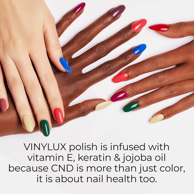 CND Vinylux Longwear Brown Nail Polish, Gel-like Shine & Chip Resistant Color, Toffee Talk, 0.5 fl. oz