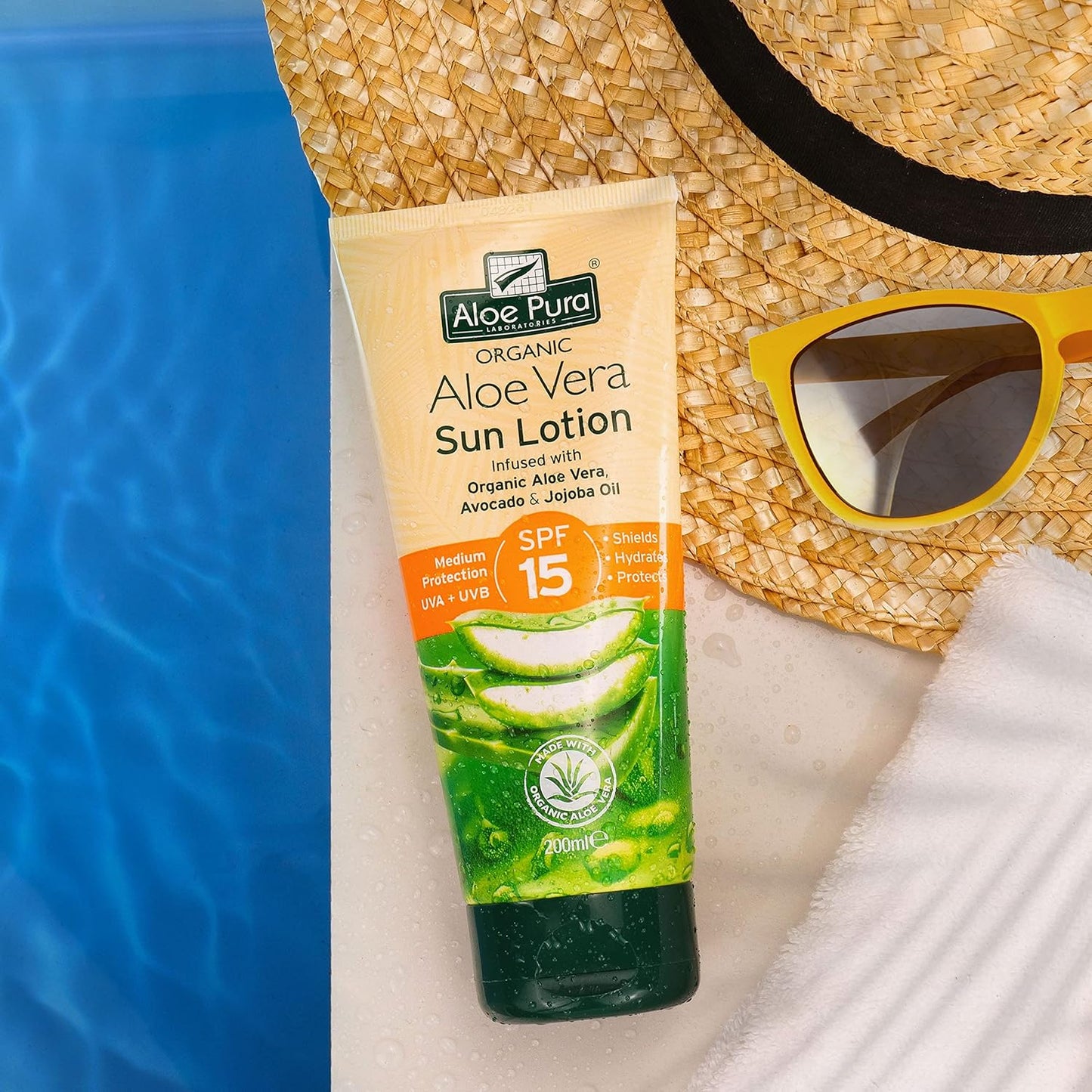 Aloe Vera Sun Lotion SPF 15 - Nourishing Skin Protection | 200 ml