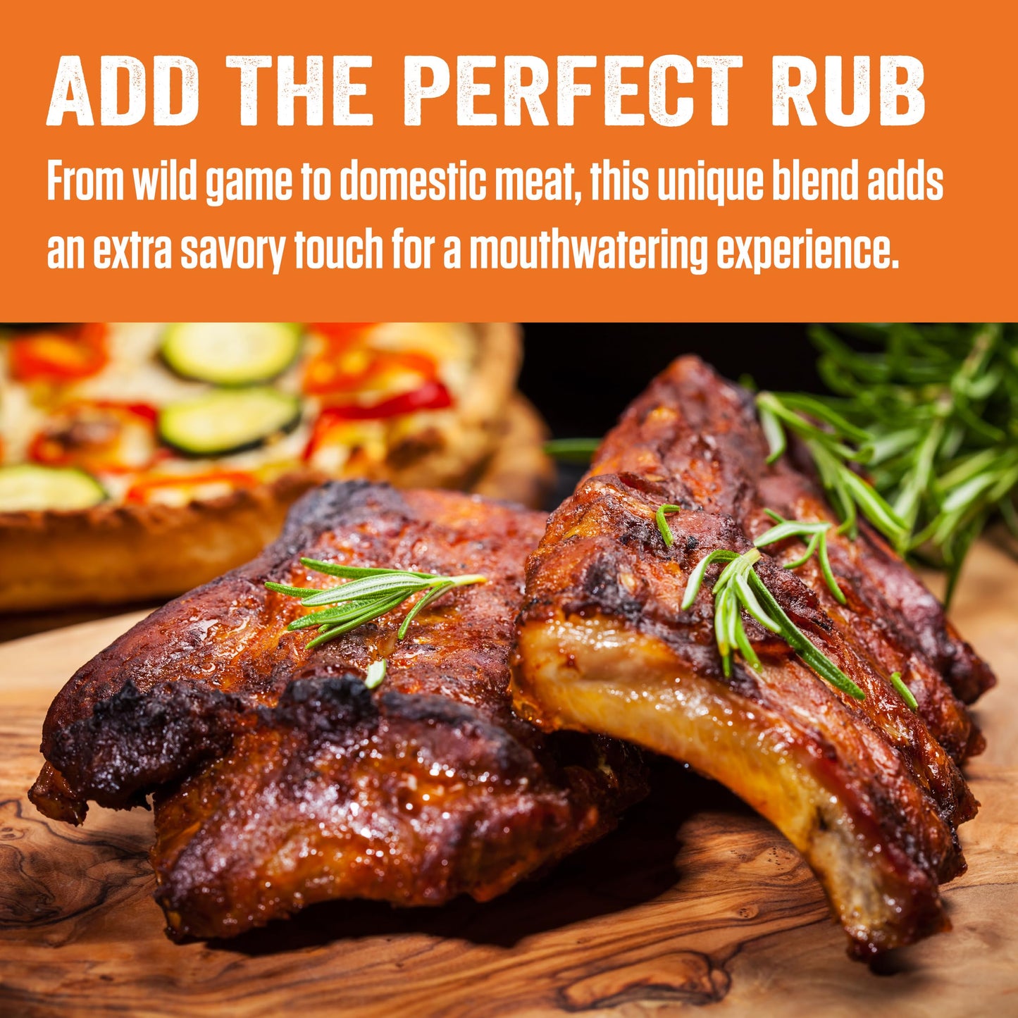 LEM Products Backwoods Sizzlin' Honey BBQ Rib Rub, All-Purpose Seasoning and Rub, Ideal for Wild Game and Domestic Meat, 4.95 Ounce Shaker Bottle