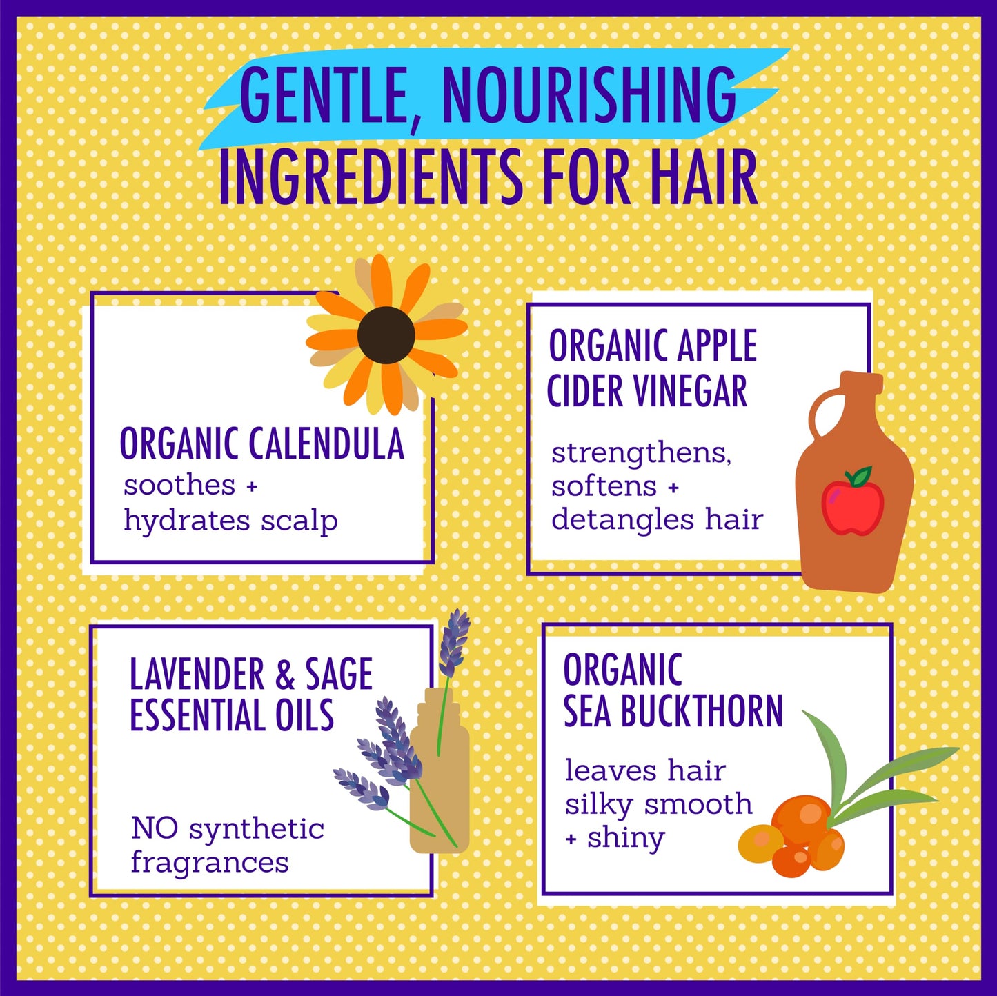 California Baby Calendula Hair Conditioner | 100% Plant-Based Kids Conditioner | Rinse-out or Leave in Conditioner | Lavender Scent | 251 mL / 8.5 oz