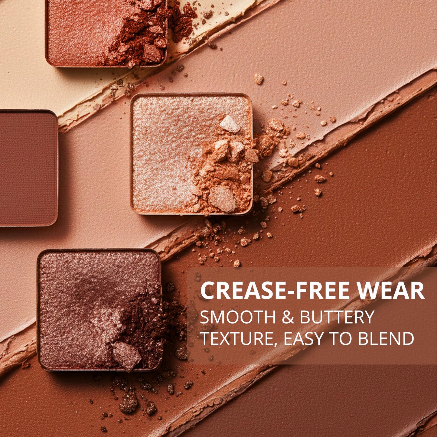 Lamora Bronze Eyeshadow Palette - 12 Soft Warm Brown Shadows, Multi-Use Eye Makeup Palette with Matte & Shimmer Finishes, Ultra-Blendable Everyday Neutrals, Long-lasting Wear Travel Makeup with Mirror