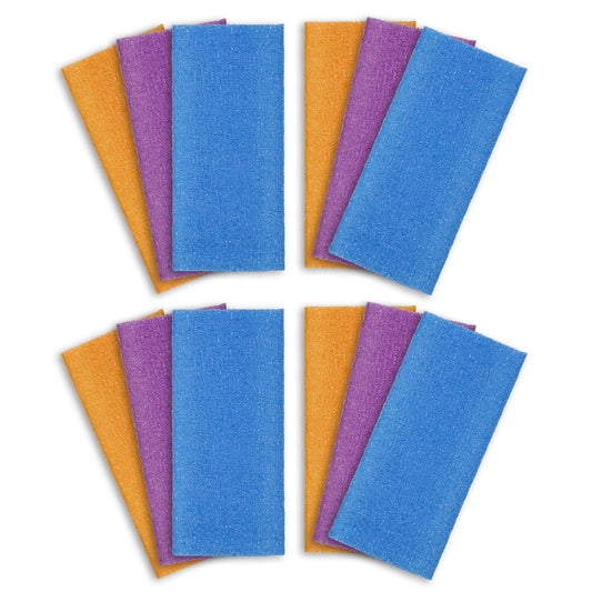 ARCH&M Exfoliating Towel, Japanese Washcloth 12 Pack