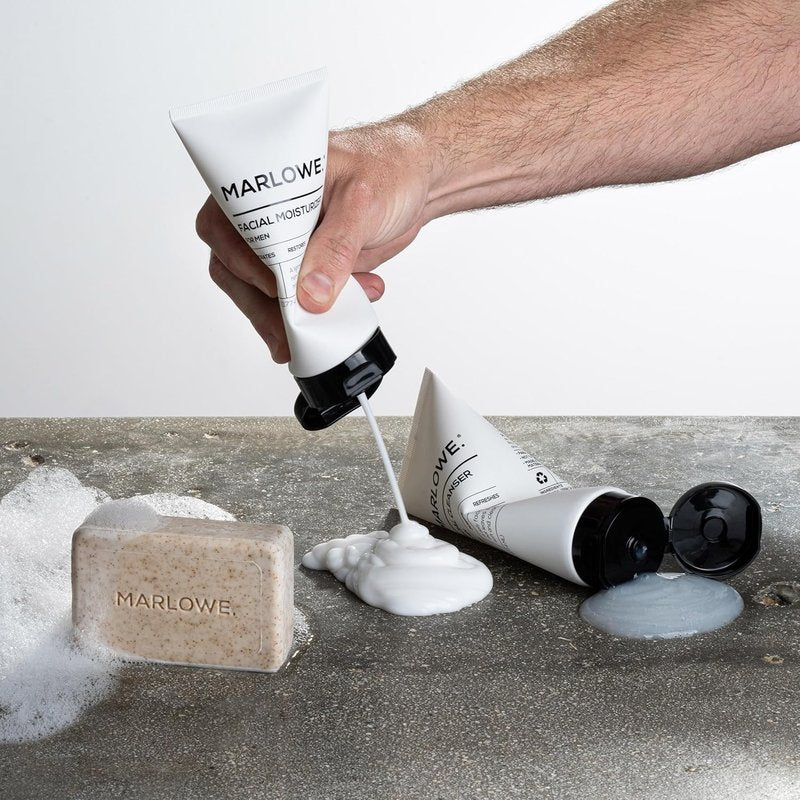 Marlowe Men's Body Wash & Face Cleanser Bundle | Refreshing Natural Extracts & Purifying Formula