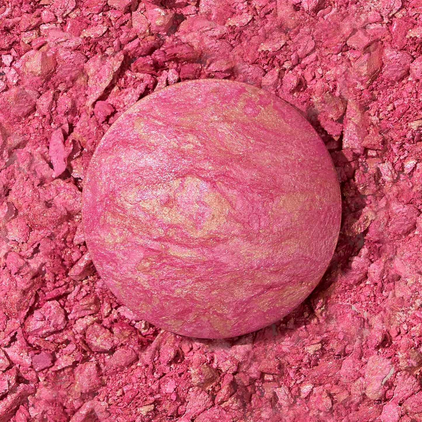 Laura Geller Baked Blush-n-Brighten | Sunlit Rose with Angled Blush Brush Bundle