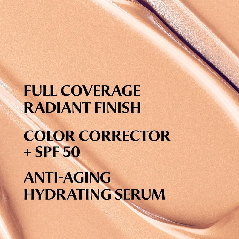 IT Cosmetics CC+ Cream Illumination - Radiant Full Coverage Foundation With SPF 50+ | Medium Tan, Anti-Aging Serum, 1.08 fl oz