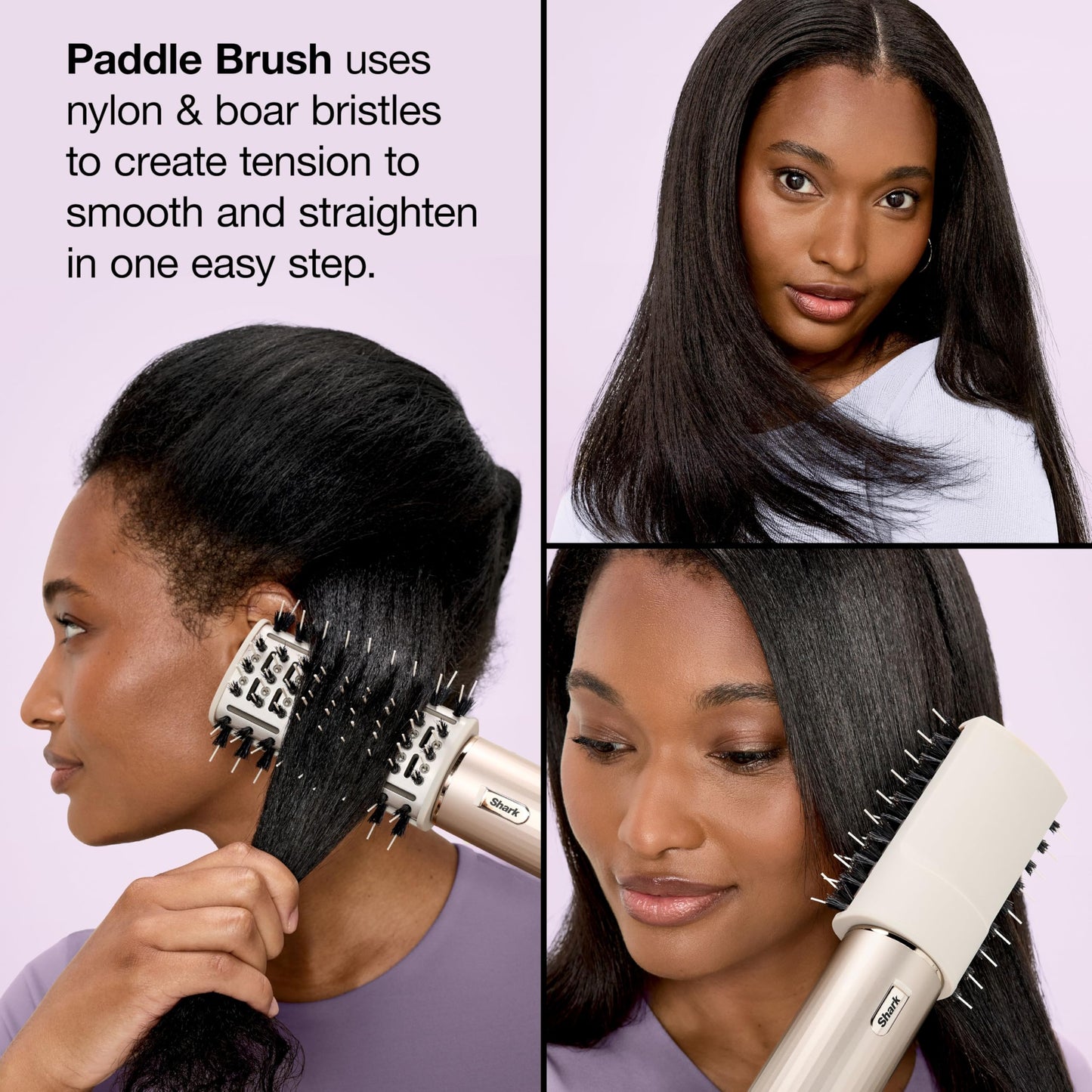 Shark FlexStyle | Air Multi-Styler & Drying System | Hair Dryer Brush for Blowouts with Coanda Auto- Wrap Curlers, Oval & Paddle Brush & Concentrator Attachment | Stone | HD430