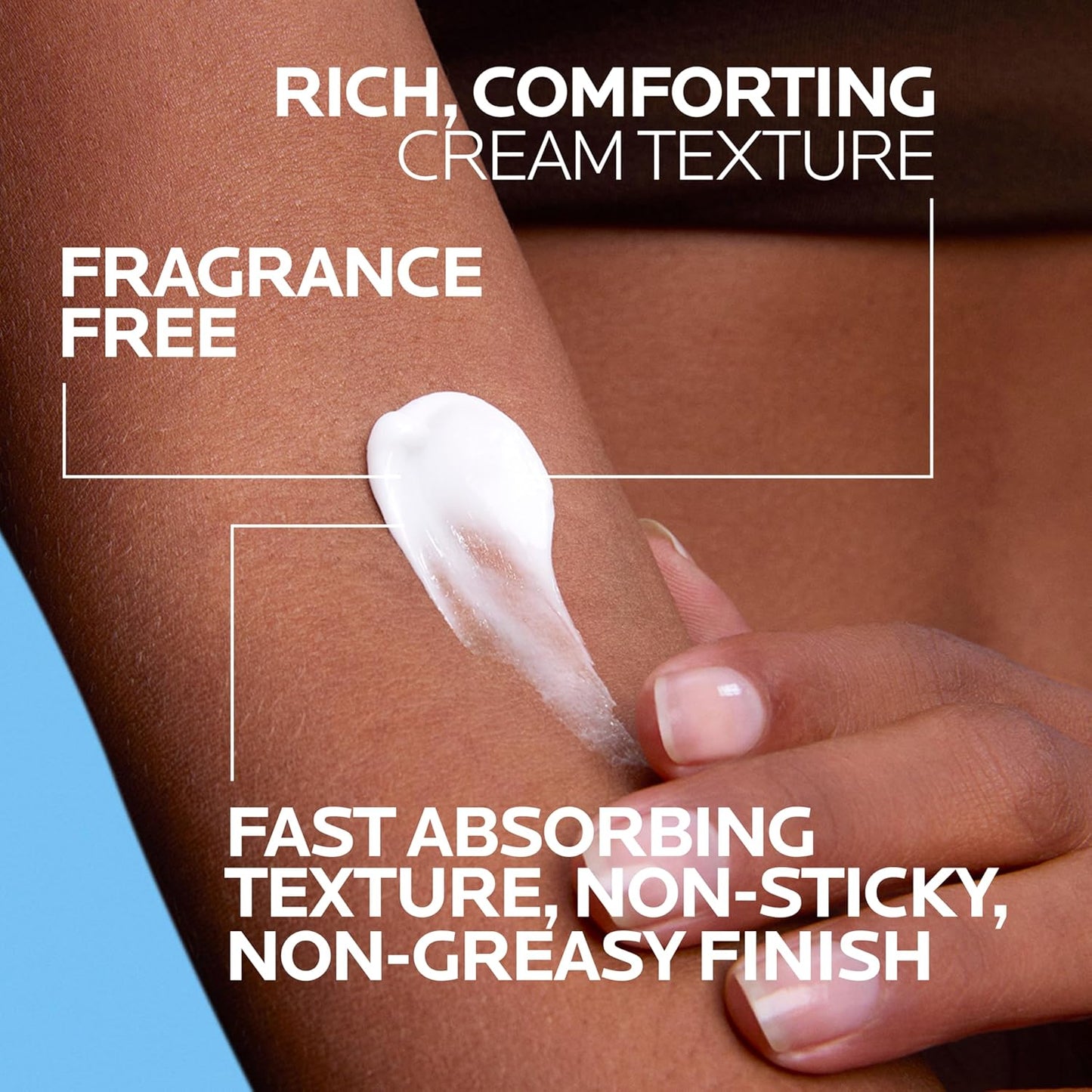 La Roche-Posay Lipikar AP+MAX Body Cream - Triple Repair Moisturizer for Dry Skin with Shea Butter & Niacinamide | Gentle Lotion for Sensitive Skin