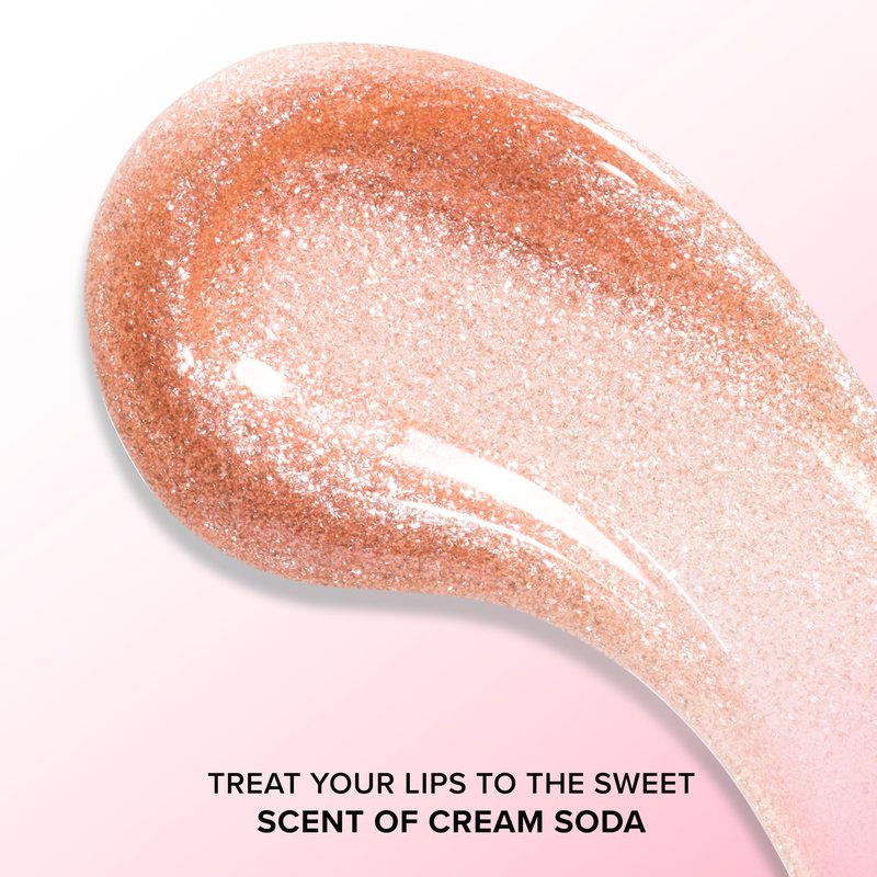 Too Faced Kissing Jelly Lip Oil + Gloss | Hydrating Lip Serum Treatment with Jojoba Oil for Instant Moisture and Glossy Shine, 0.15 Fl Oz, Cream Soda