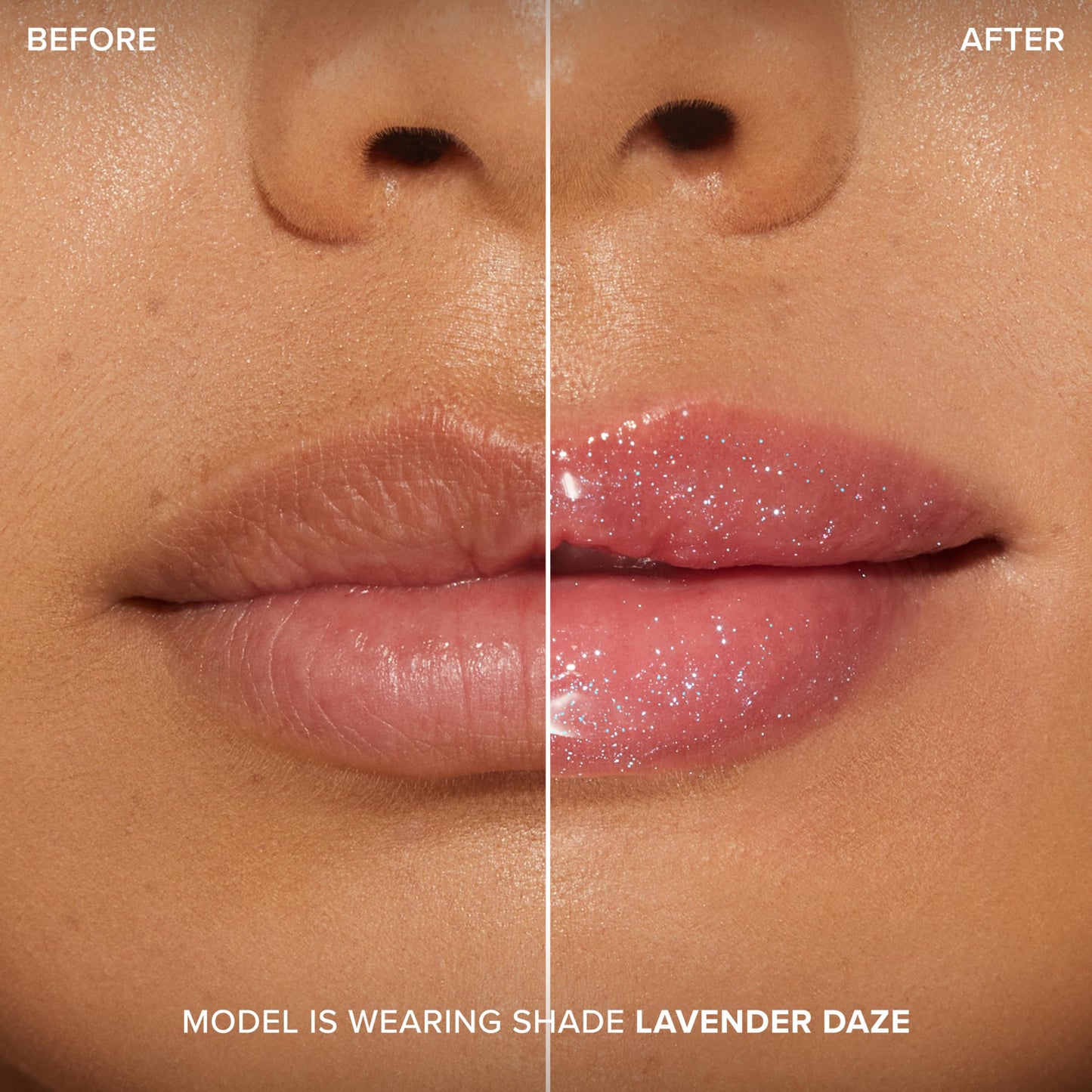 Too Faced Lip Injection Maximum Plump Extra Strength Lip Plumper Gloss | Hydrating, Volumizing, + Plumping, 0.14 Fl Oz, Lavender Daze (Holographic Lavender)