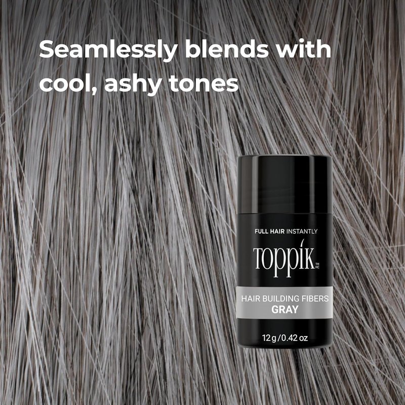 Toppik Hair Building Fibers - Instantly Thicker & Fuller Hair | 9 Shades, 4 Size Options