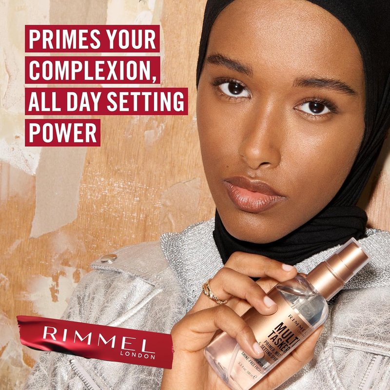 Rimmel Multi-Tasker Setting Spray - Long-Lasting Makeup Finish | 3.3 Fl Oz