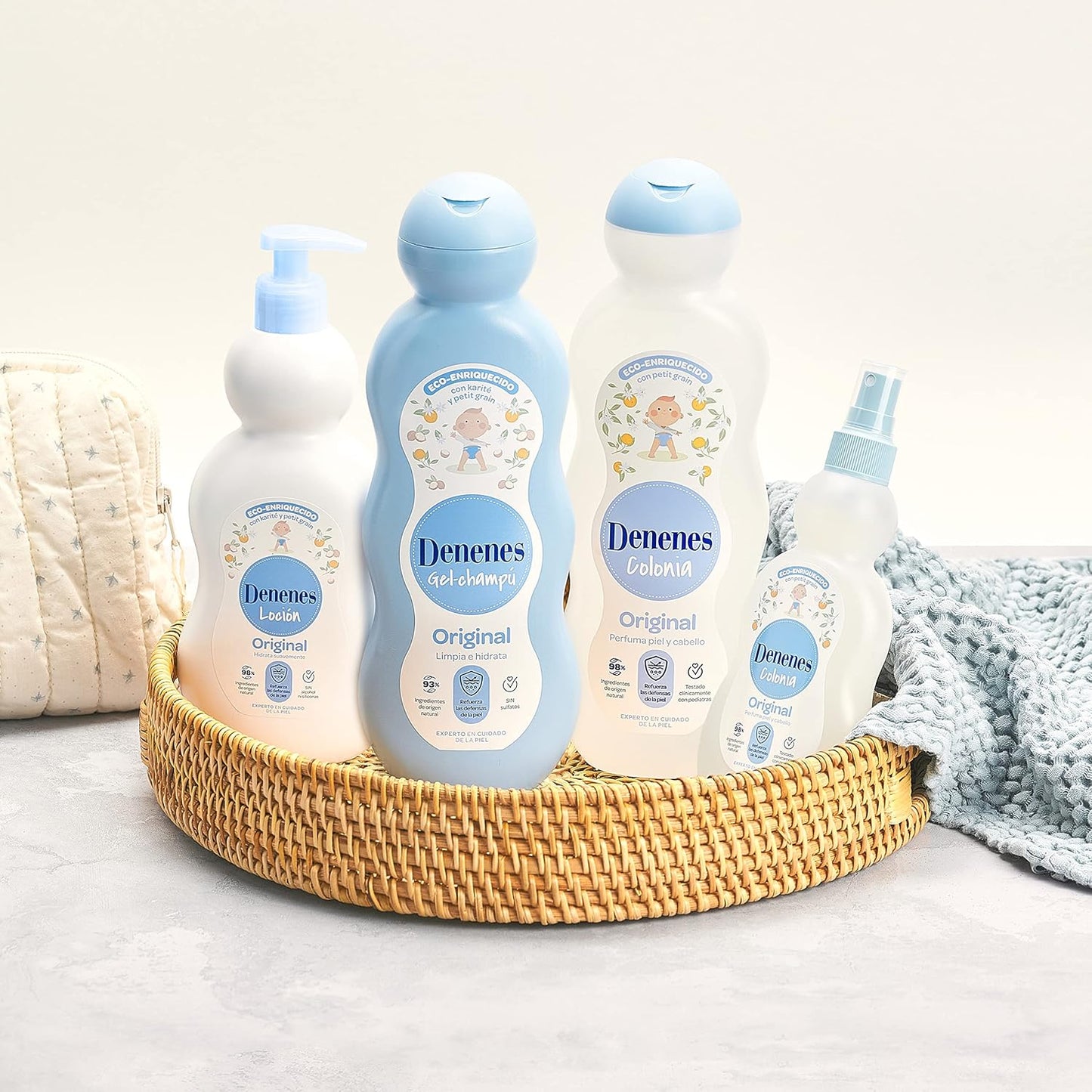 Denenes Baby Cologne - Gentle Fragrance for Infants | 20 oz / 600ml