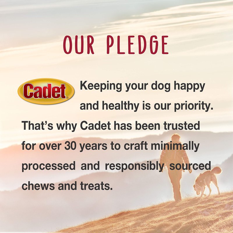 Cadet Gourmet Sweet Potato & Chicken Wraps Limited-Ingredient Dog Chews, Healthy and Natural Training Treats for Small and Large Dogs, 28 oz.