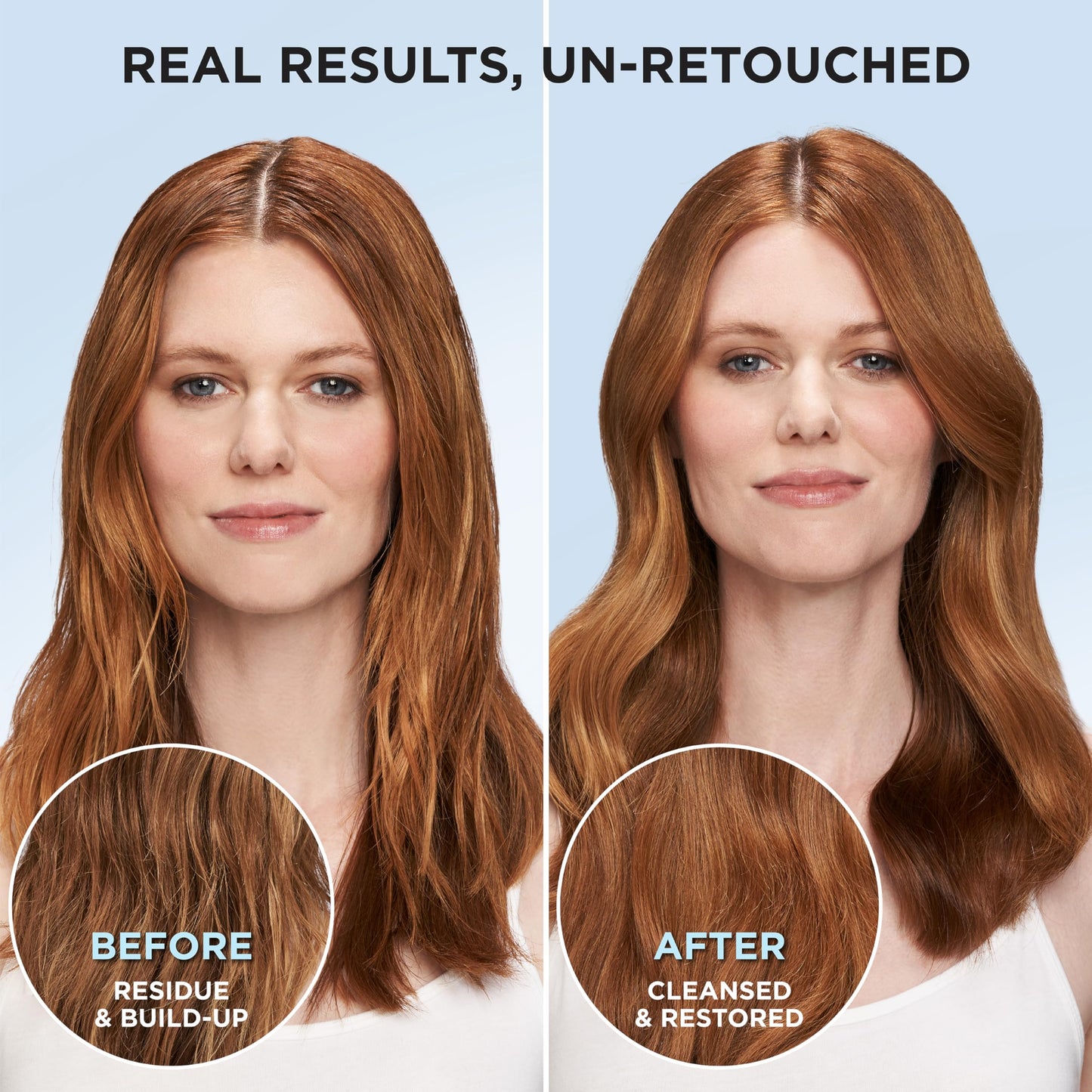 L'Oreal Paris Clarify and Restore Sulfate Free Shampoo and Conditioner Set with Antioxidants for Hard Water Exposure and Styling Build-up, EverPure, 1 Hair Care Kit