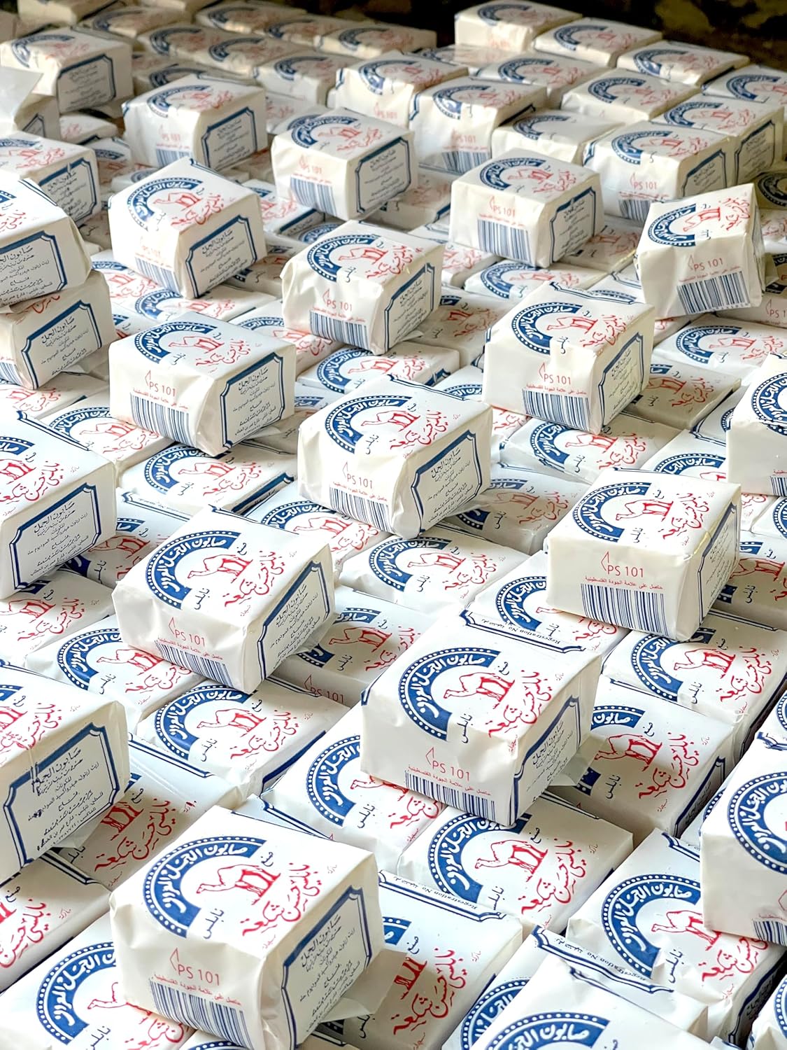 Palestinian Olive Oil Soap Bar - Handmade Organic Soap from Nablus | Traditional West Bank (12 Bars)