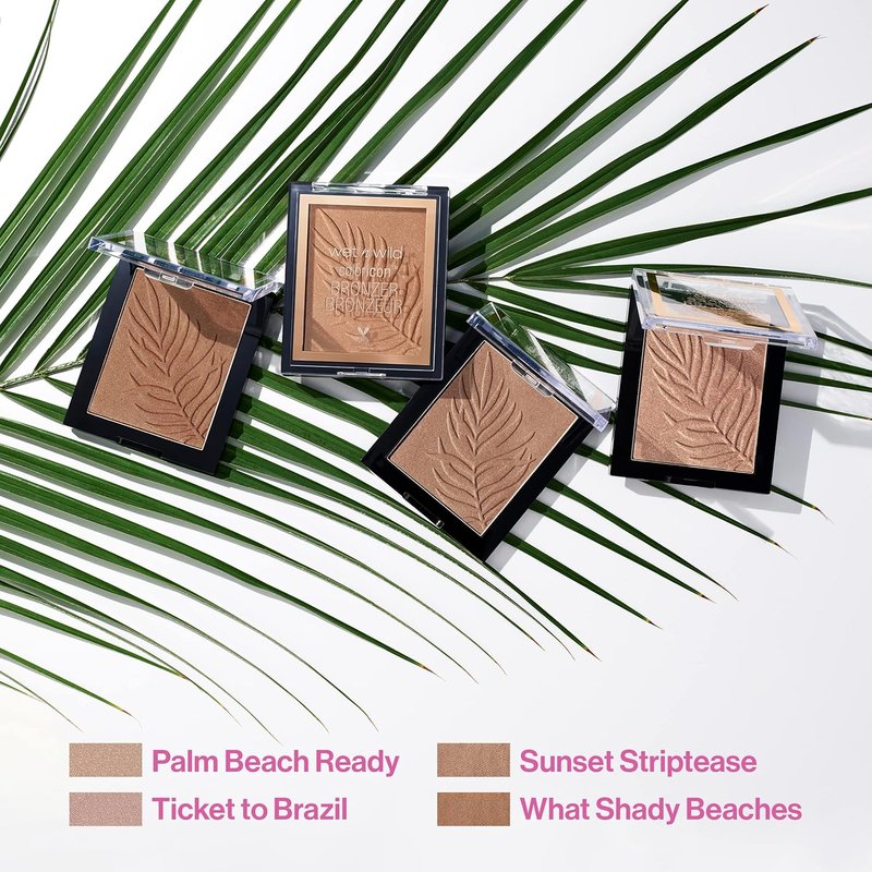 Wet n Wild Color Icon Bronzer - What Shady Beaches | 2-Pack for Radiant Glow