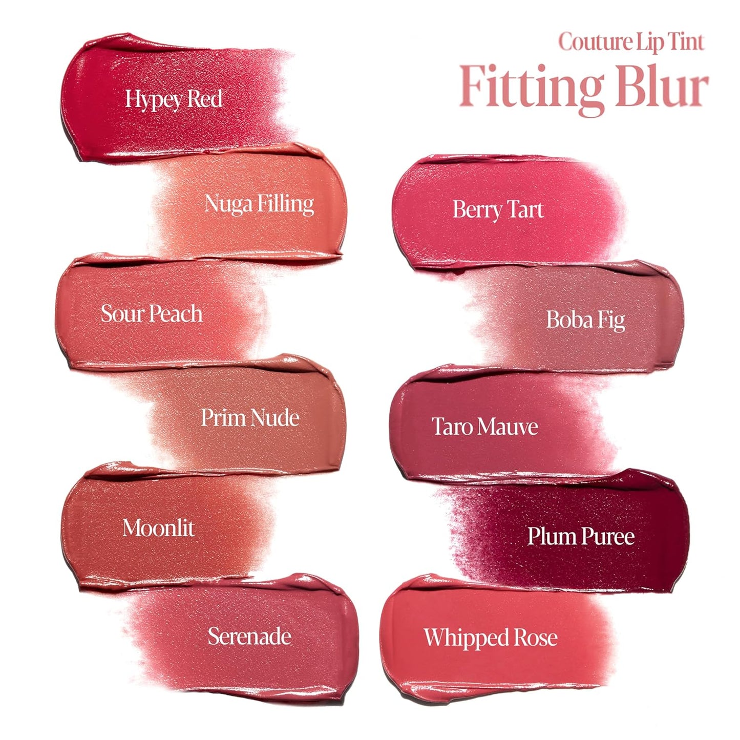 Espoir Couture Lip Tint - Smudge-Proof Blur Lip Stain | Soft, Creamy Texture, Vegan, 0.14 oz