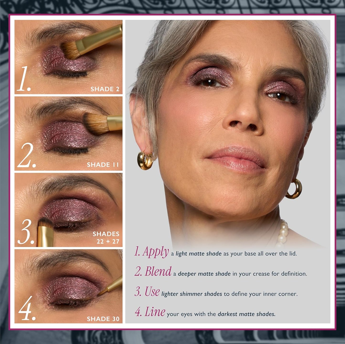 Laura Geller The Ultimate Palette - 31 Baked Eyeshadows in Classic & Marble | Matte & Shimmer Finishes