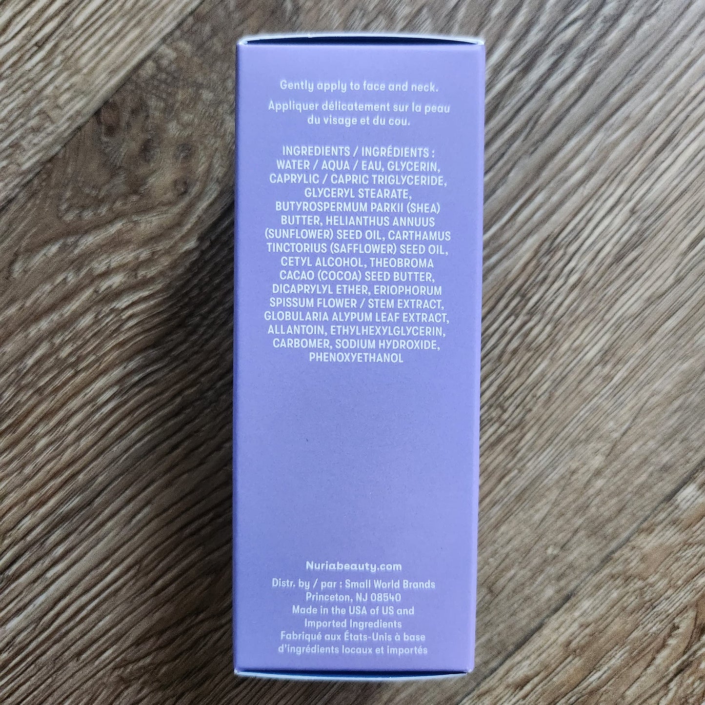 Nuria - Calm Daily Moisturizer for Face, Fragrance-free Face Moisturizer for Sensitive Skin, With Cotton Grass, Shea Butter, and Cocoa Butter, 30mL/1 fl oz