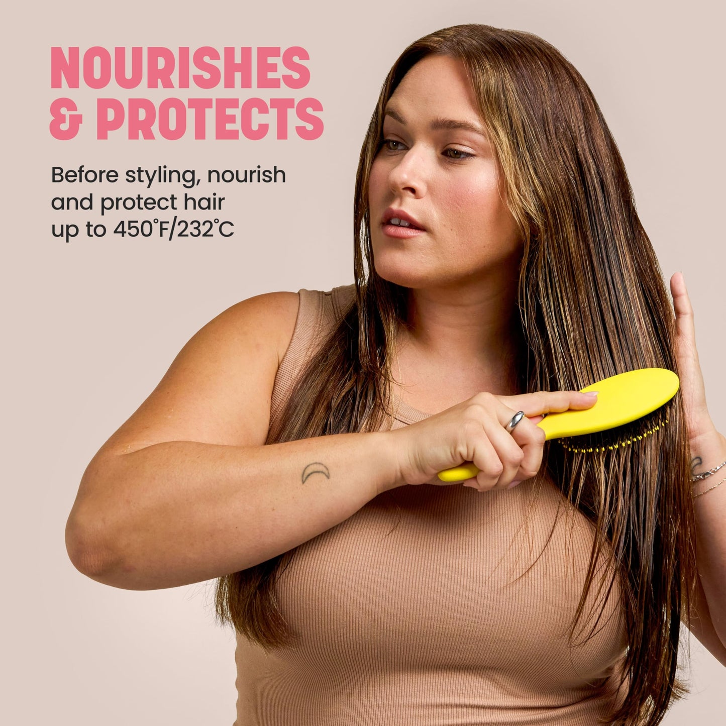 Drybar Prep Rally Prime & Prep Detangler, Full Size, Noir Scent, Nourishes & Protects Hair, Detangles with Ease, Leaves Hair Soft & Manageable
