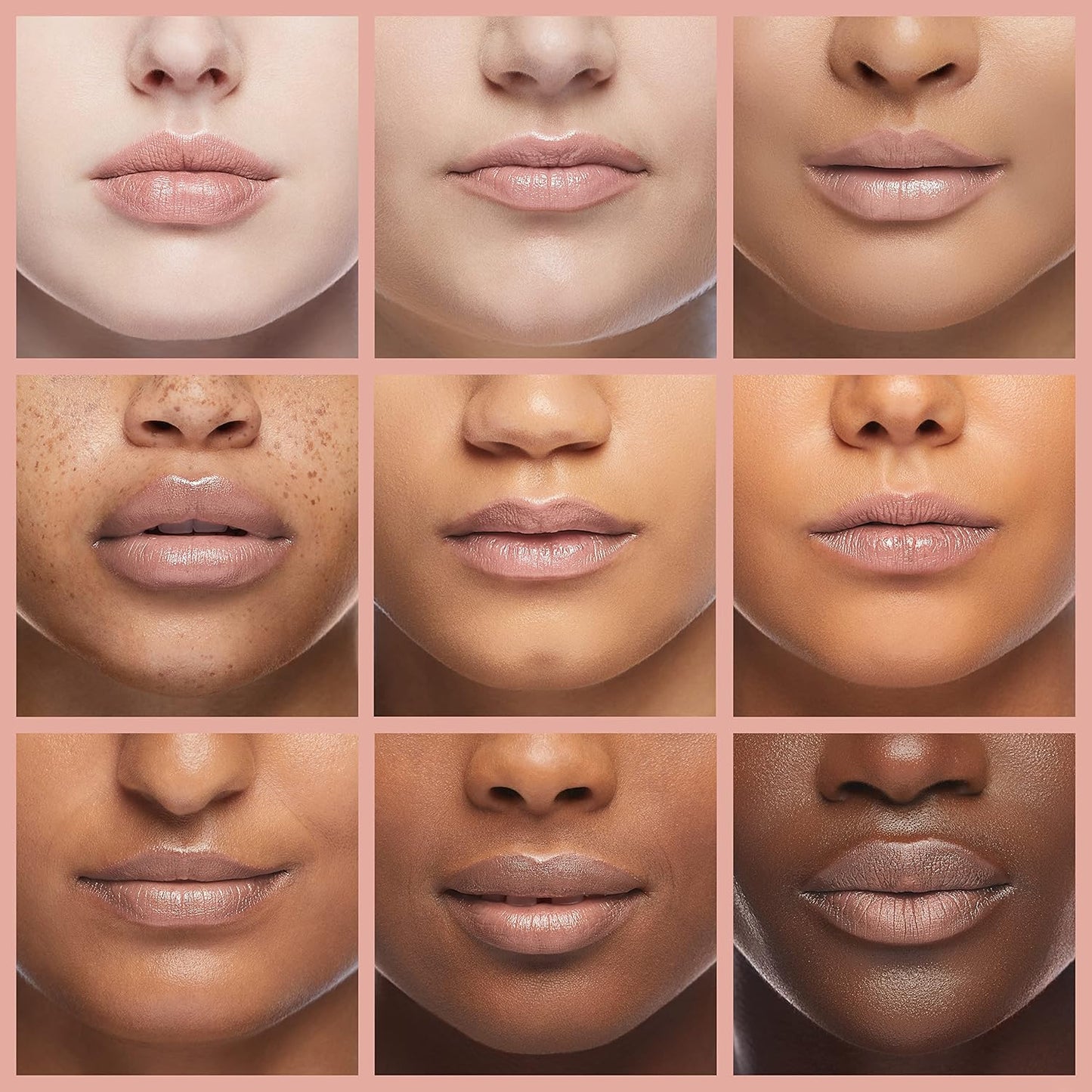 Light-Up Lip Gloss - Moisturizing Caribbean Coral with LED Applicator & Mirror | Non-Sticky Formula, Enriched with Jojoba Oil & Vitamin E