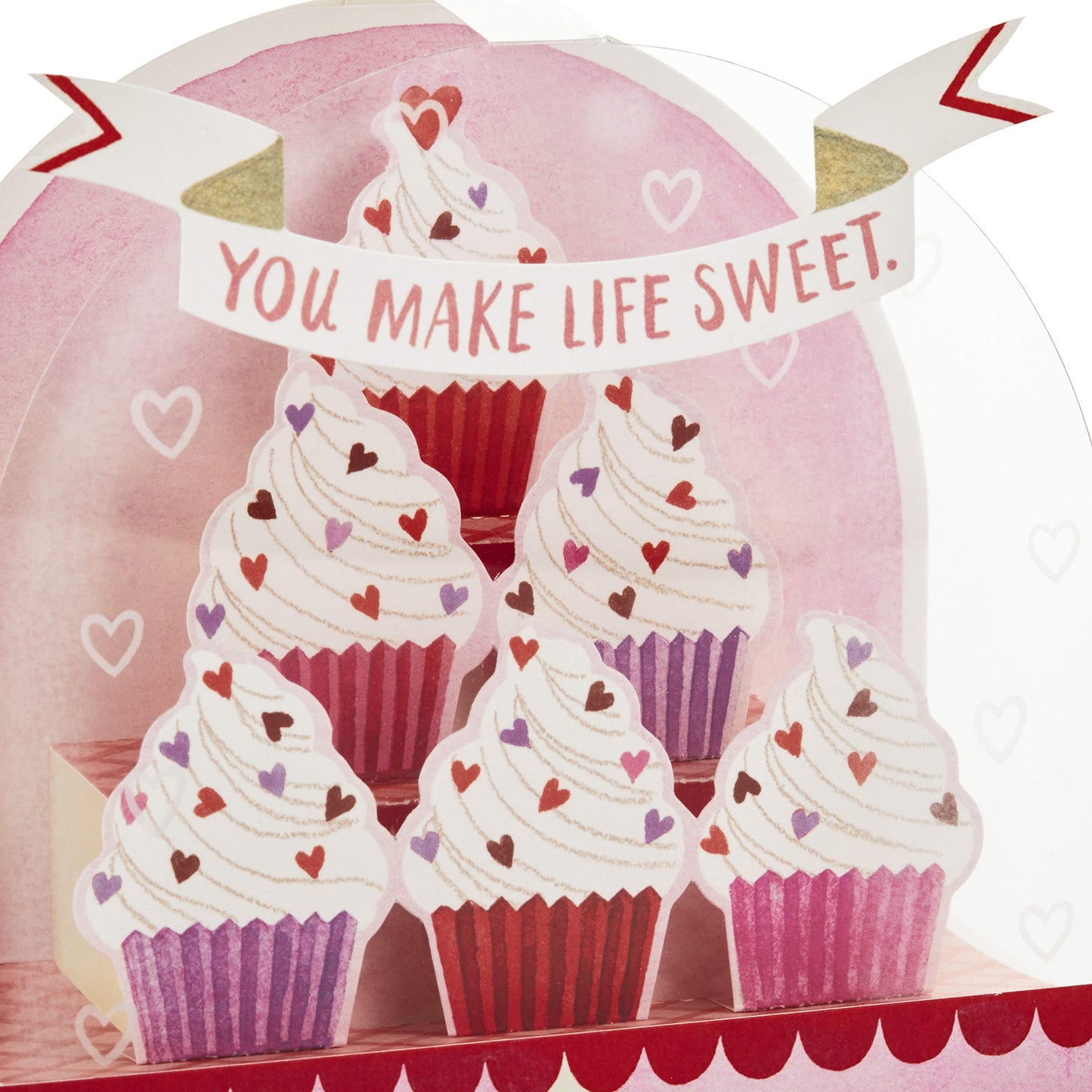 Hallmark Paper Wonder Valentines Day Pop Up Card (Cupcakes Valentine)