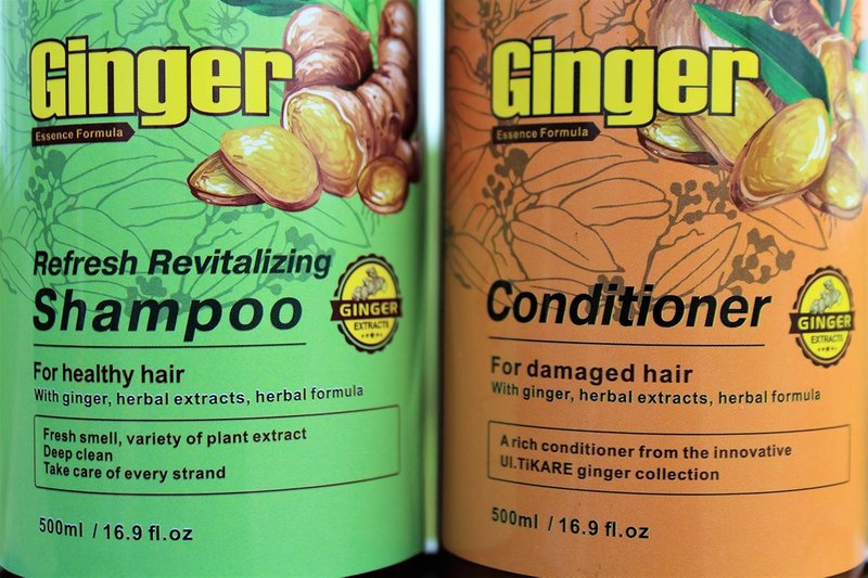Ginger Shampoo & Conditioner Set - Hair Loss & Anti-Dandruff Treatment | 2 x 16 fl. oz.