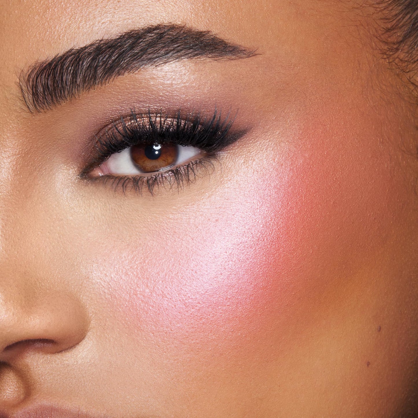 Charlotte Tilbury Mini Hollywood Blush & Glow Glide Palette - Blush & Highlighter Compact for a Gorgeous Glow and Pretty Pop of Color - Rosy Pink Blush/Pearlescent Pink Highlighter
