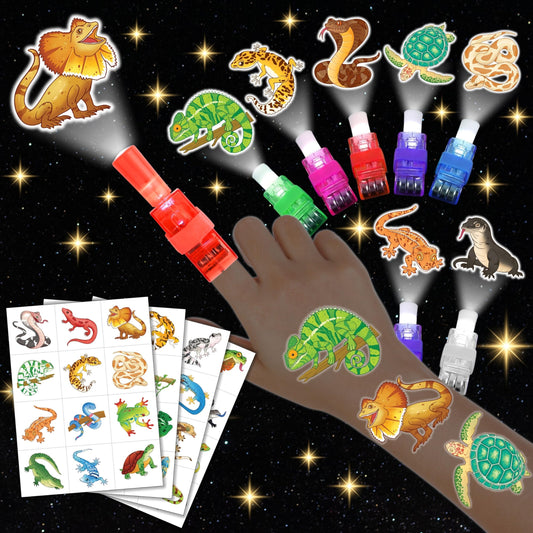 72 PCS Reptile Party Favors for Boys and Girls