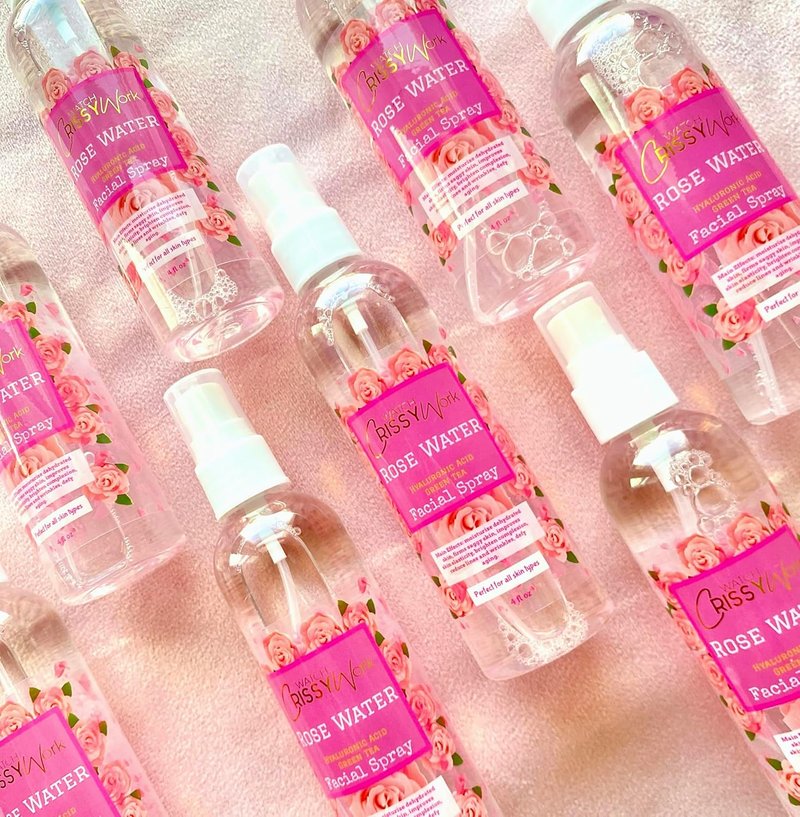 Rose Water Facial Spray - Natural & Unscented Hydration for All Skin Types | Vegan, Cruelty-Free, 2oz