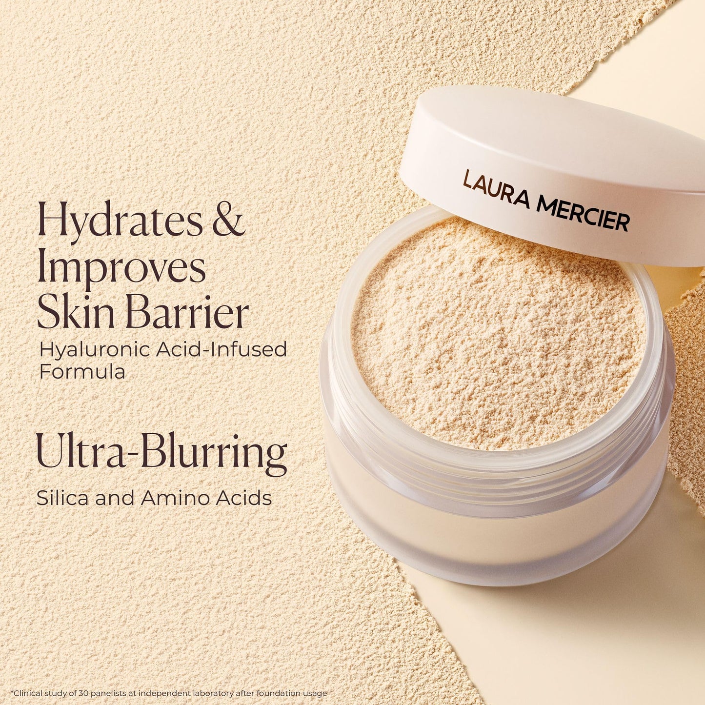 Laura Mercier Translucent Loose Talc-Free Setting Powder Ultra-Blur, Medium Deep to Deep Skin Tones, Translucent Medium Deep