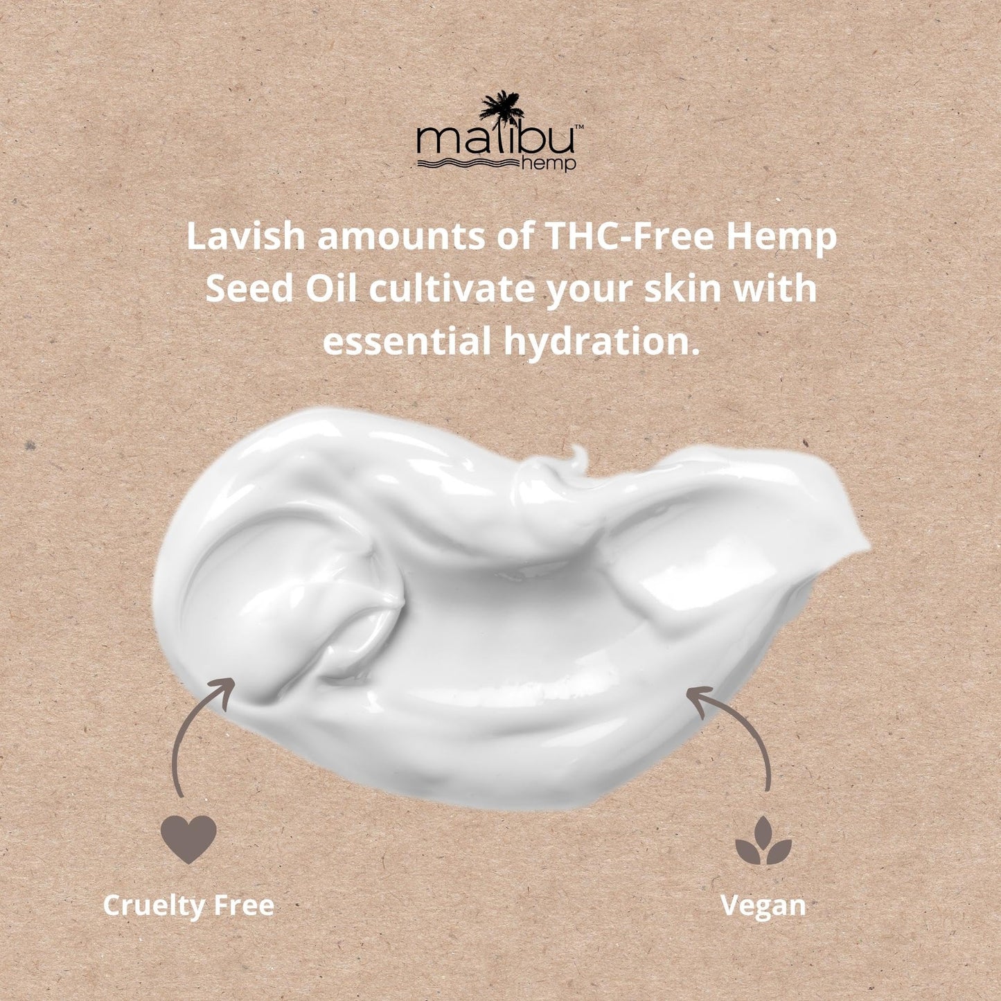 Malibu Tan Body Lotion for Dry Skin HEMP Moisturizer, 18 fl oz - NEW