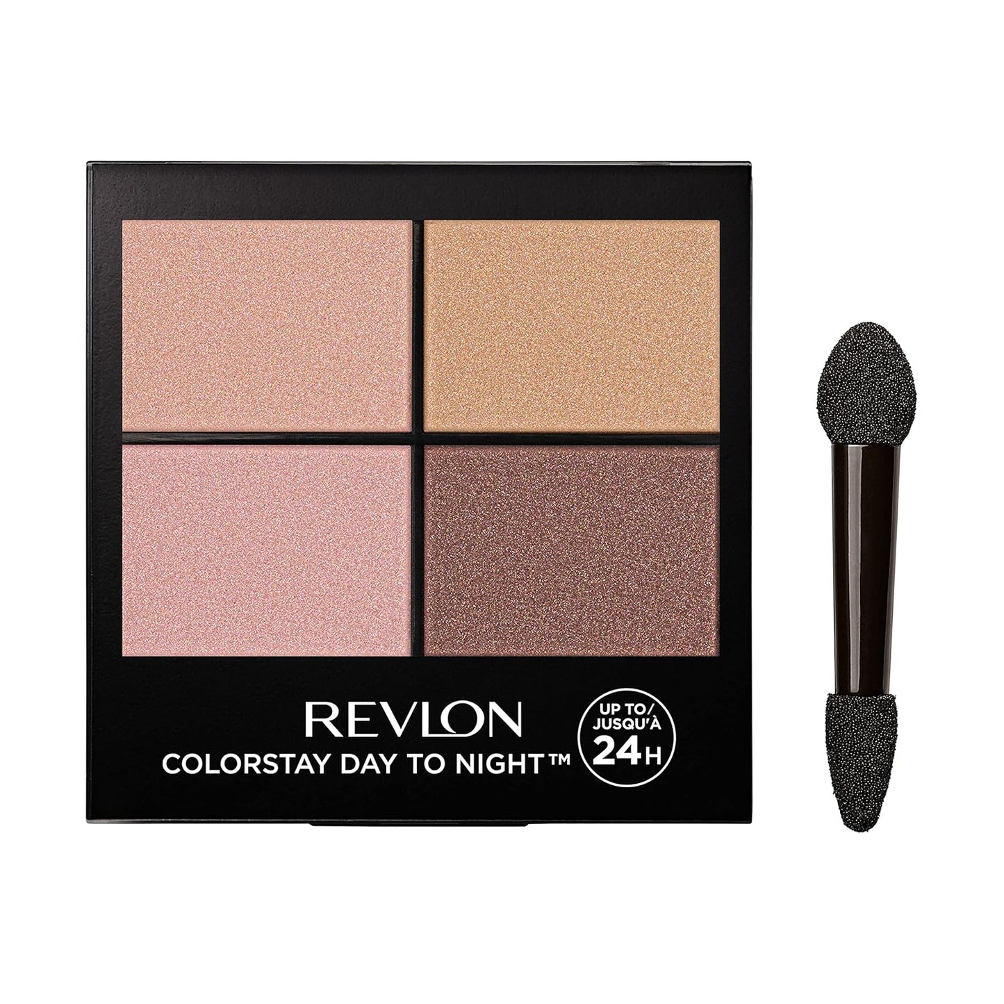 Revlon ColorStay Eyeshadow Quad - Longwear Palette with Transitional Shades | 505 Decadent, 0.16 Oz
