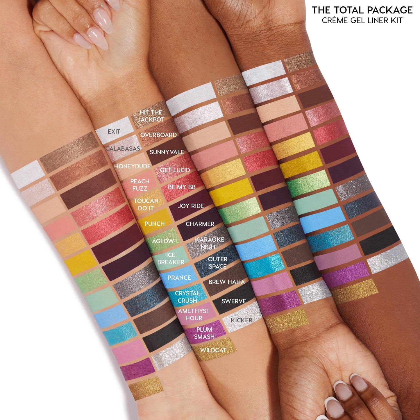 ColourPop Neutral Needs BFF Crème Gel Waterproof Eyeliner Kit - 18HR Wear, Ultra-Pigmented Neutral Eyeliner Pencils with Matte Finishes - Includes Shades Sunnyvale, Swerve & Brew Haha (3 Count)