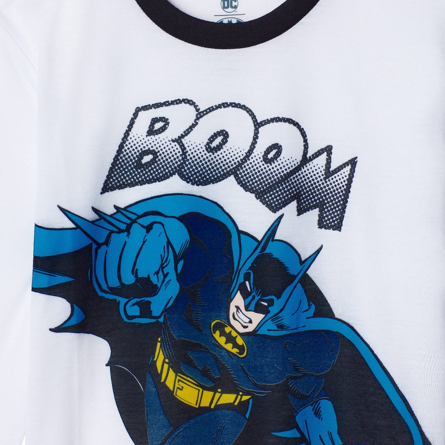 BATMAN Boys Pajamas for Kids | 4 Piece Sleepwear Sets for Boys Pajama Bottoms and Sleep Shirts for Big Boy and Toddlers Blue-grey