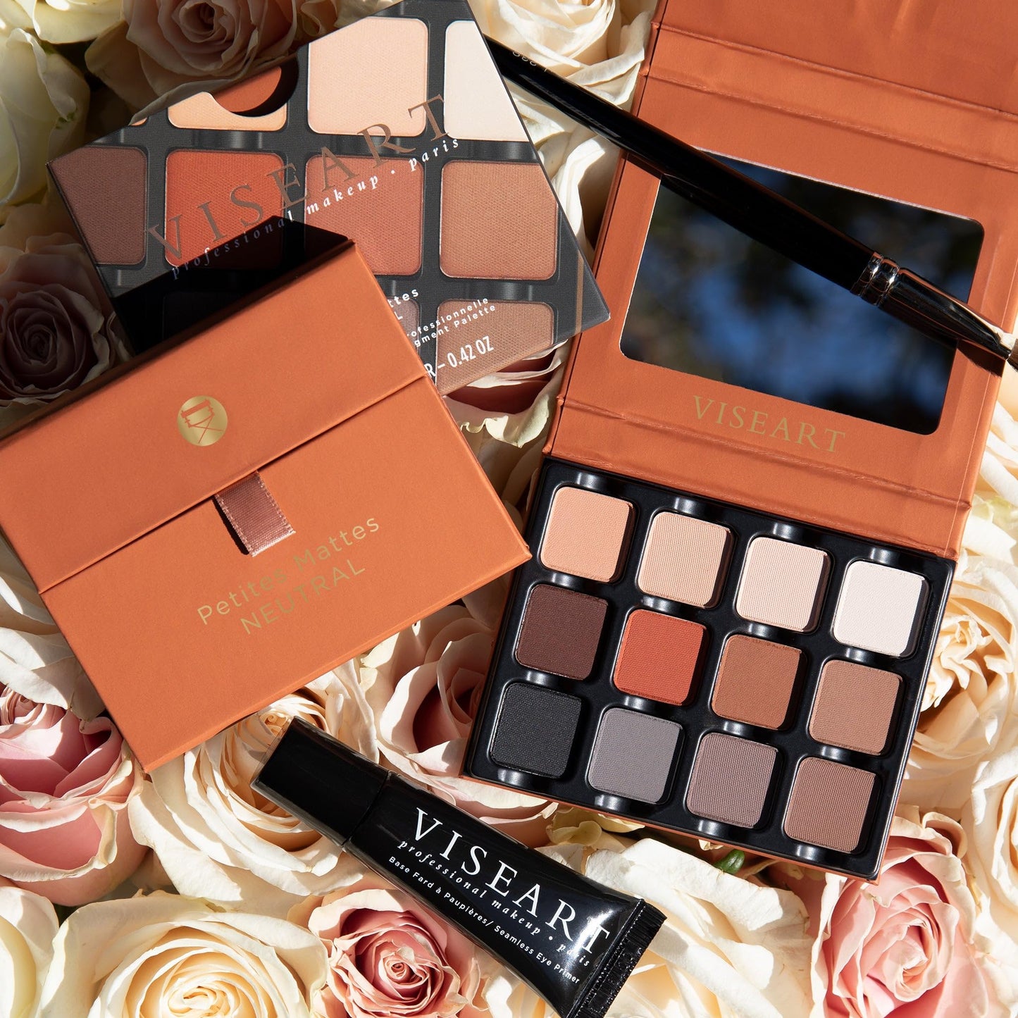 Petites Mattes Eyeshadow Palette - Neutral by Viseart Paris for Women - 0.42 oz Eye Shadow