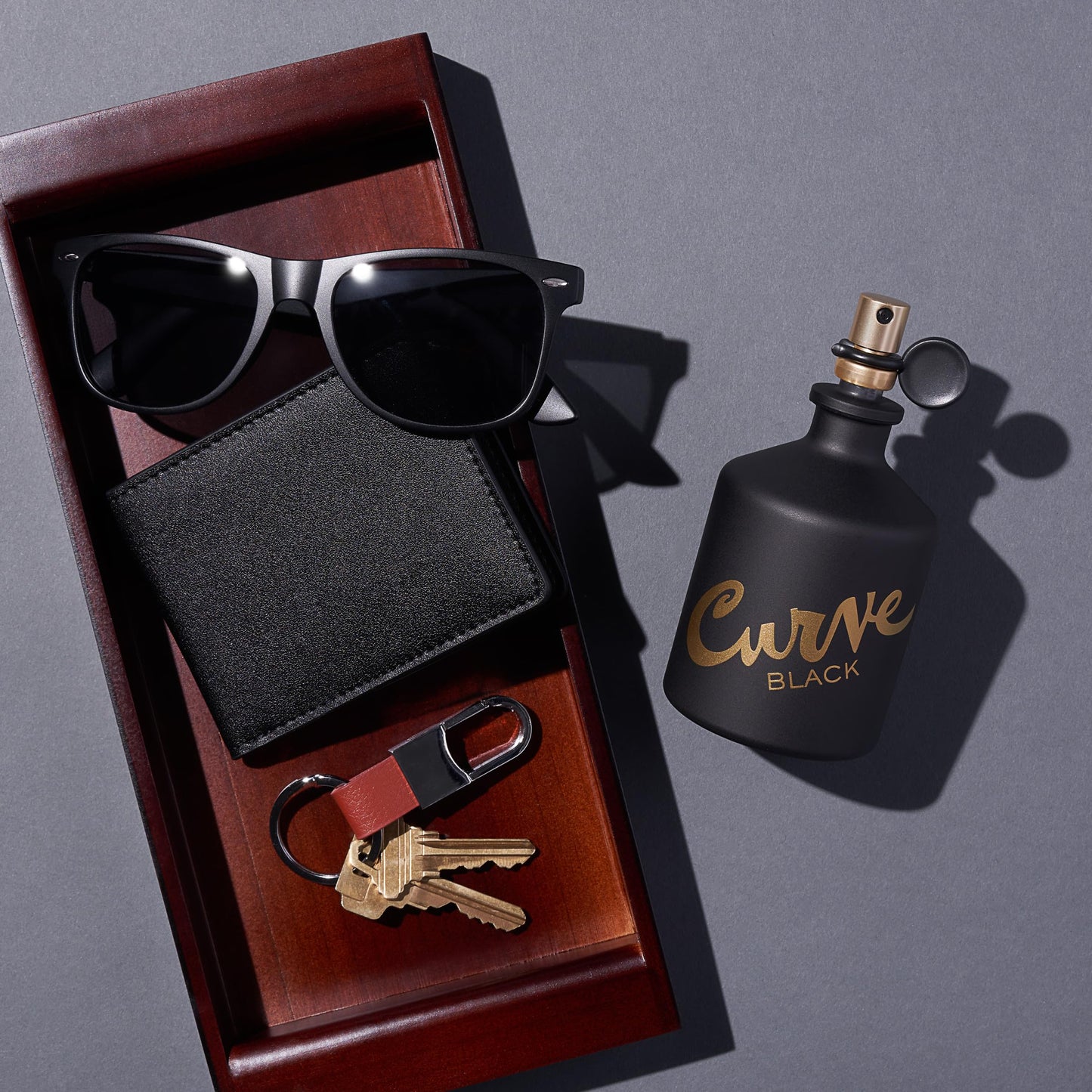 Curve Black Men's Cologne Fragrance Spray, Casual Day or Night Scent, 4.2 fl oz
