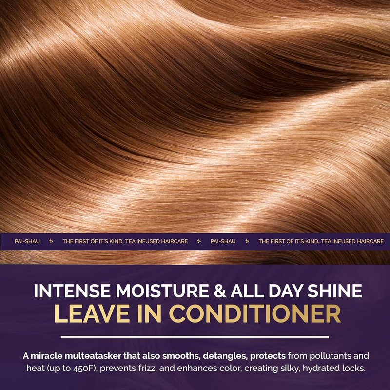 Pai-Shau Leave-In Conditioner Spray - Detangling, Heat Protection & Frizz Control | Hydrating Hair Treatment (6 Fl Oz)