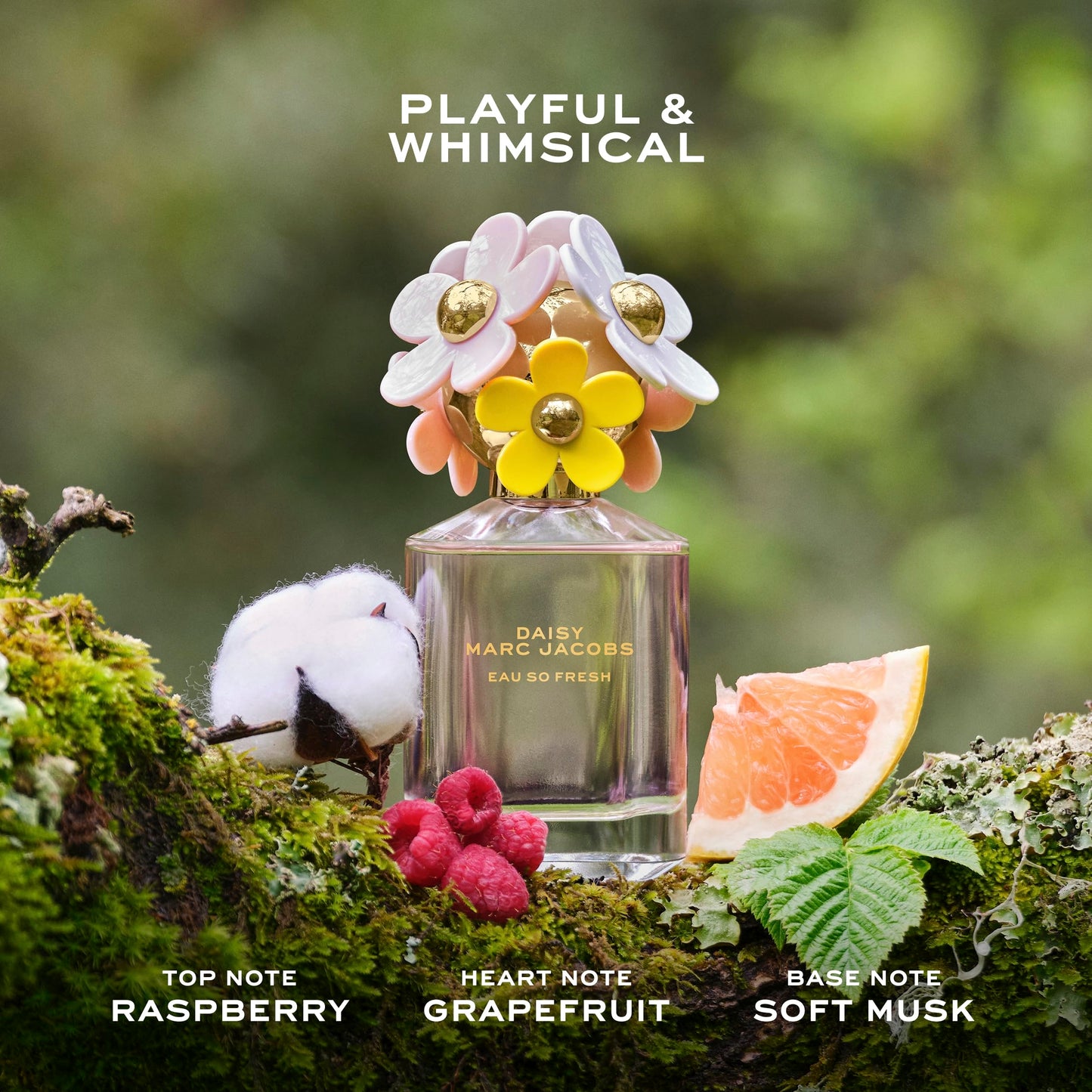 Marc Jacobs Daisy Eau So Fresh EDT 3-Piece Gift Set ($224 value) -EDT 4.2oz, Body Lotion 2.5oz, Travel Spray 0.33 oz– With Notes of Raspberry, Rose & Soft Musks - Floral Women's Perfume
