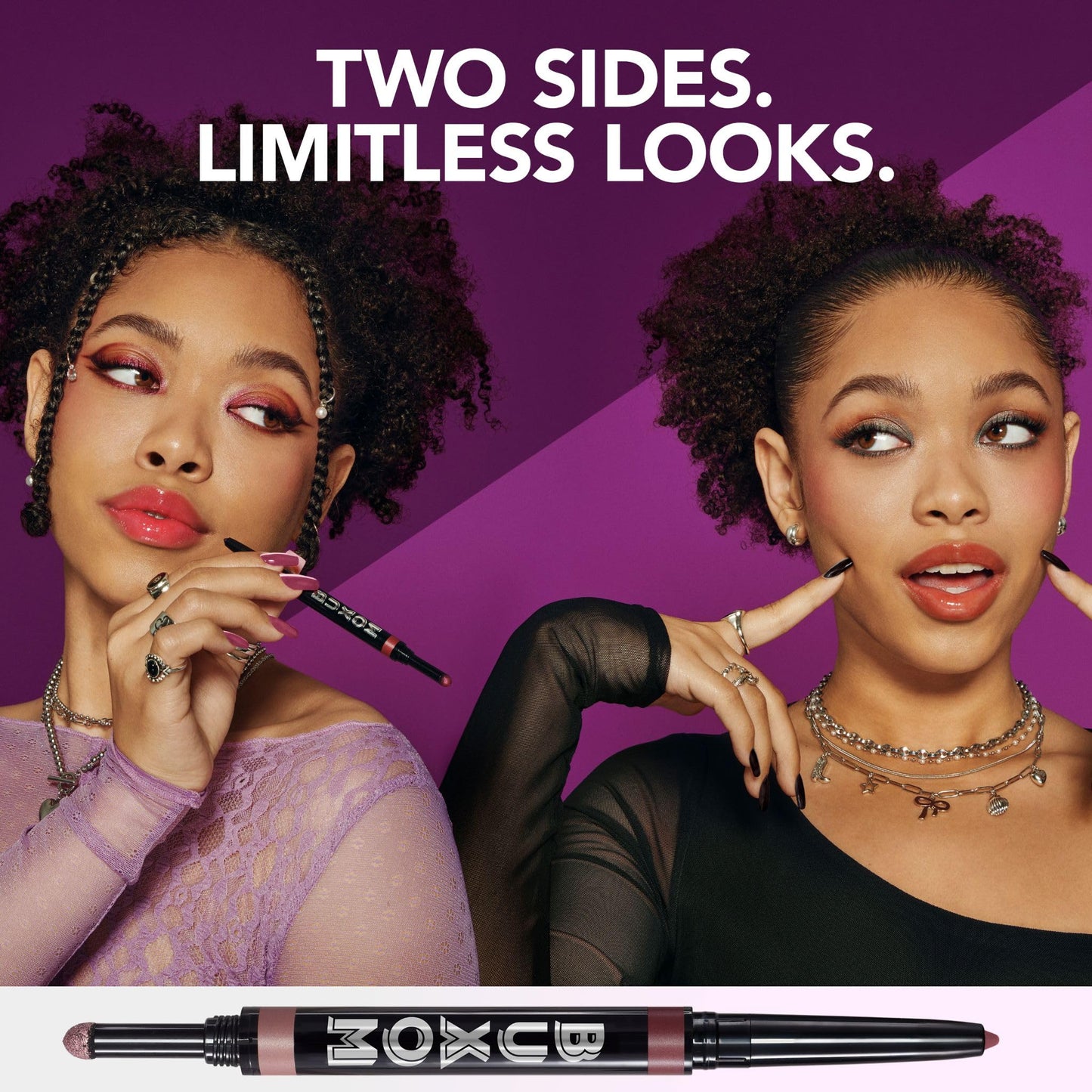 BUXOM Flip Side Dual-Ended Eyeliner & Shadow Duo, Waterline-Safe Liner & Crease-Proof Shadow, Longwear, Primer-Infused, Safe for Contact Lens Wearers, Clean Vegan Formula