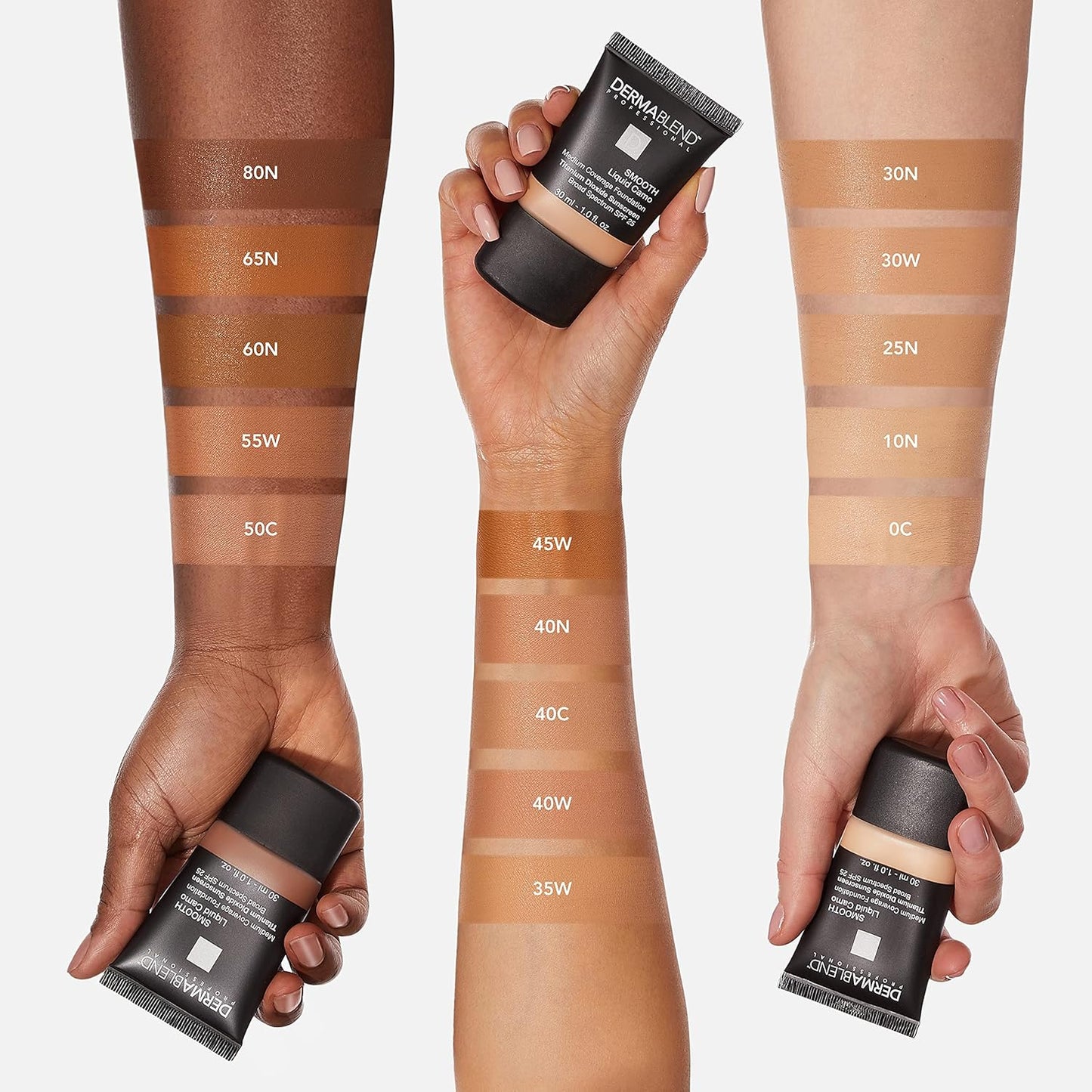 Dermablend Smooth Liquid Foundation - Long-Lasting Coverage for Flawless Skin | All Skin Types