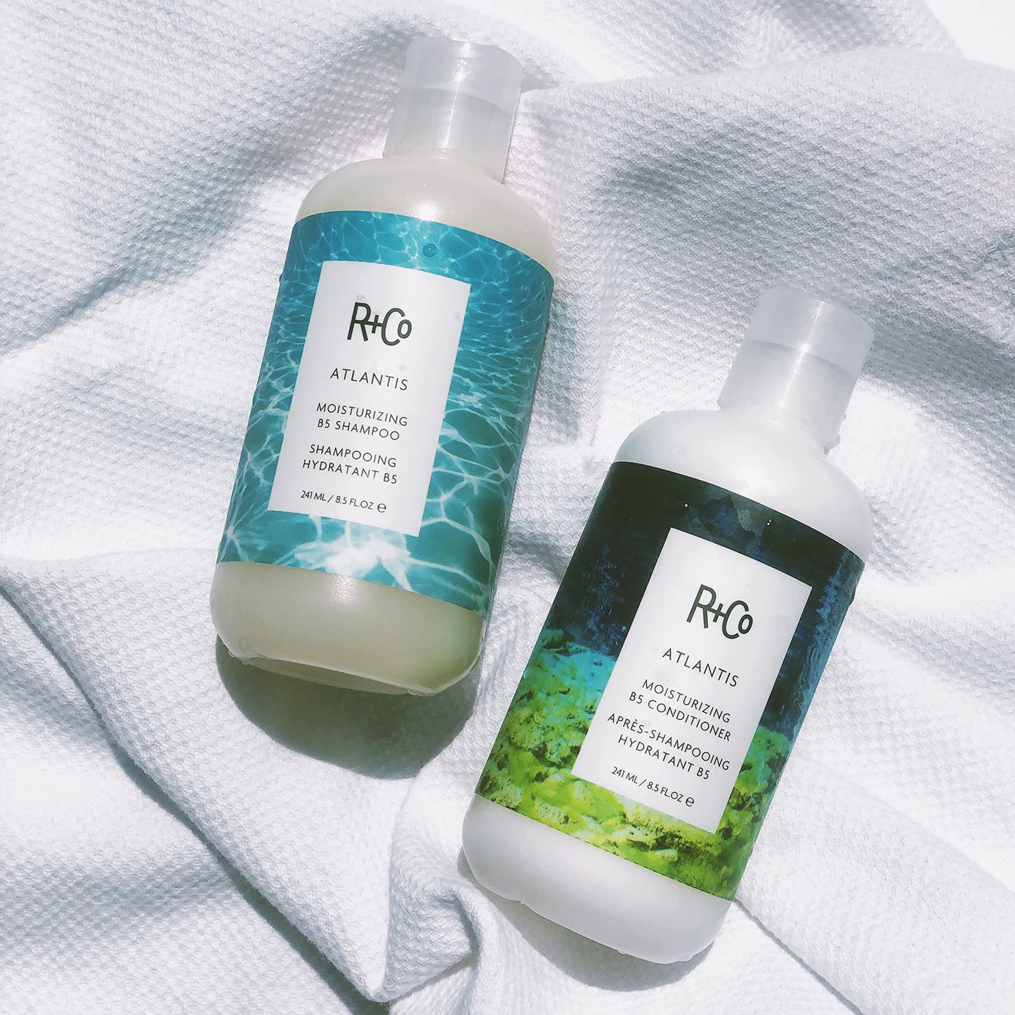 R+Co Atlantis Moisturizing B5 Shampoo + Conditioner Kit
