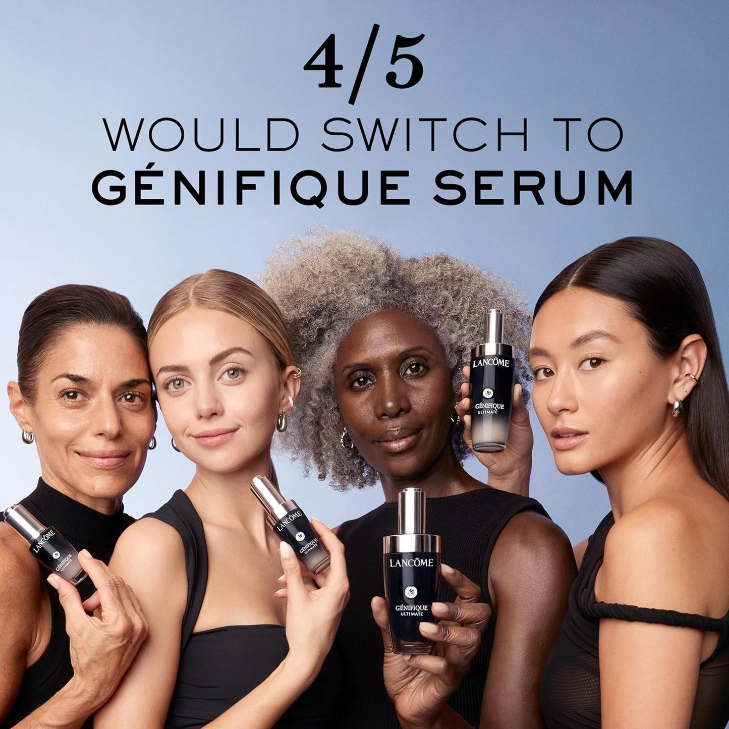 Lancôme Génifique Dual Recovery Face Serum - Anti-Aging Formula with Beta Glucan & Hyaluronic Acid | Improves Fine Lines & Skin Texture