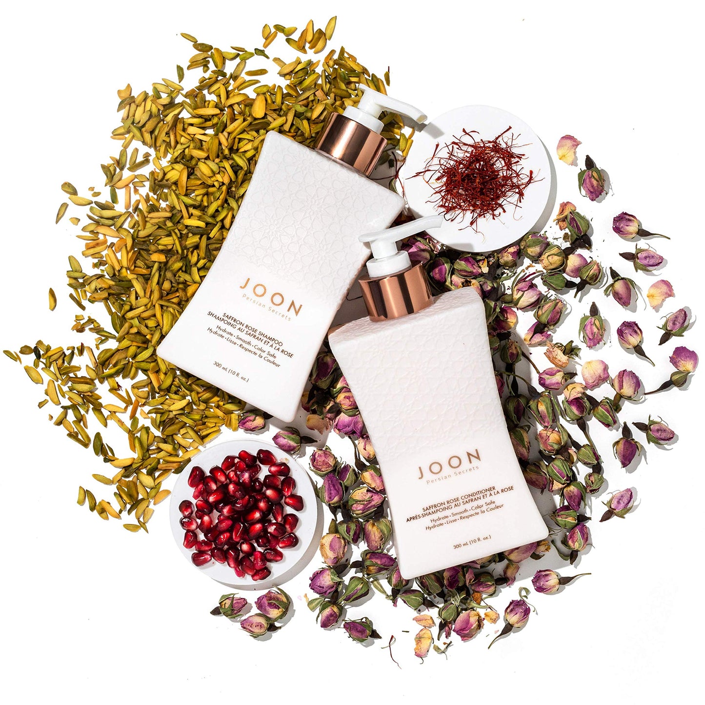Joon Saffron Rose Shampoo + Pomegranate & Pistachio Oil, 10 Fl. Oz.