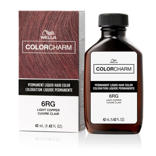 COLORCHARM Permanent Liquid Hair Color for Gray Coverage, Red