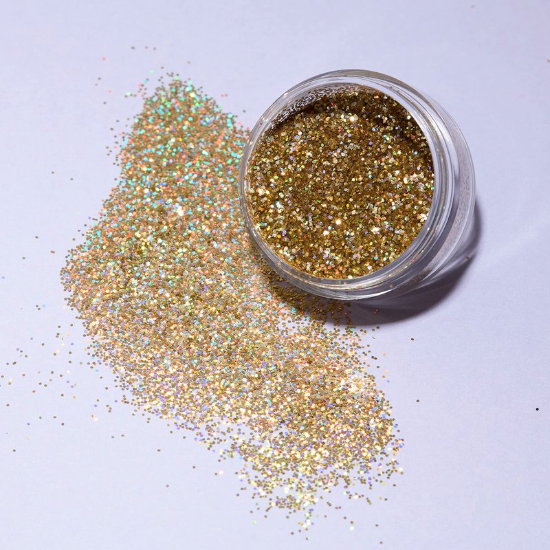 Holographic Glitter Shakers by Moon Glitter – 100% Cosmetic Glitter for Face, Body, Nails, Hair and Lips - 0.17oz - Set of 5 colours